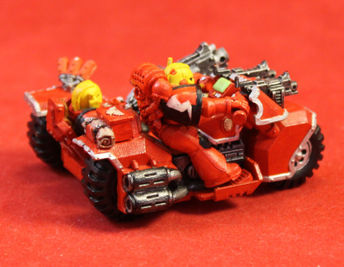 Warhammer 40K-Space Marines-Attack Bike - Metal/Plastic X1 Lot 101