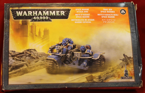 Warhammer 40K-Space Marines-Attack Bike - Plastic X1 - Lot-115 Warhammer 40K-Space Marines-Attack Bike - Plastic X1 - Lot-115