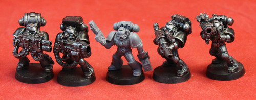 Warhammer 40K-Space Marines-Devastator Squad - Plastic X5 -102 Warhammer 40K-Space Marines-Devastator Squad - Plastic X5 -102