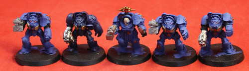 Warhammer 40K-Space Marines-Terminator Squad - Plastic X5 -136 Warhammer 40K-Space Marines-Terminator Squad - Plastic X5 -136