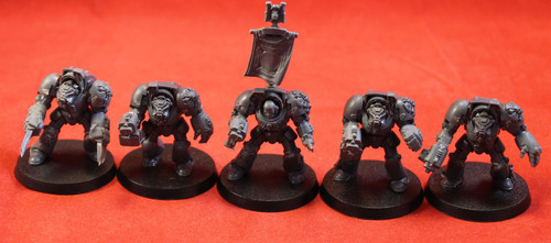 Warhammer 40K-Space Marines-Terminator Squad - Plastic X5 -137 Warhammer 40K-Space Marines-Terminator Squad - Plastic X5 -137