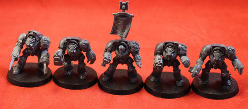 Warhammer 40K-Space Marines-Terminator Squad - Plastic X5 -137