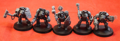 Warhammer 40K-Space Marines-Terminator Squad - Plastic X5 -138 Warhammer 40K-Space Marines-Terminator Squad - Plastic X5 -138