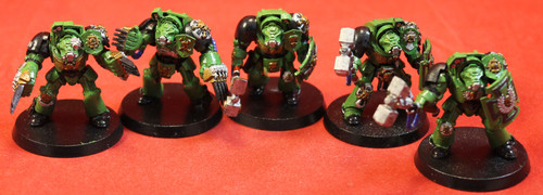 Warhammer 40K-Space Marines-Terminator Squad - Plastic X5 -139 Warhammer 40K-Space Marines-Terminator Squad - Plastic X5 -139