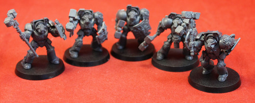 Warhammer 40K-Space Marines-Terminator Squad - Plastic X5 -142 Warhammer 40K-Space Marines-Terminator Squad - Plastic X5 -142