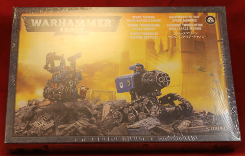 Warhammer 40K-Space Marines-Thunderfire Cannon - Metal X1 - Lot-101 Warhammer 40K-Space Marines-Thunderfire Cannon - Metal X1 - Lot-101
