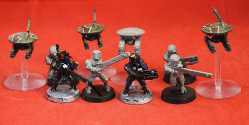 Warhammer 40K-Tau Empire-Fire Warrior Team - X6 Plastic - Lot 103 Warhammer 40K-Tau Empire-Fire Warrior Team - X6 Plastic - Lot 103