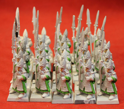 Warhammer Fantasy-High Elves-Spearmen Plastic X25 - Lot 101