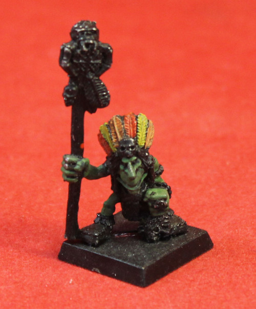 Warhammer Fantasy-Orcs & Goblins-Goblin Shaman - Metal X1 - Lot 101 Warhammer Fantasy-Orcs & Goblins-Goblin Shaman - Metal X1 - Lot 101
