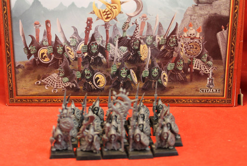 Warhammer Fantasy-Orcs & Goblins-Night Goblins - Plastic X20 - Lot 103 Warhammer Fantasy-Orcs & Goblins-Night Goblins - Plastic X20 - Lot 103