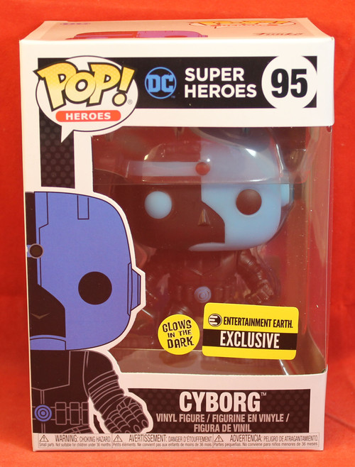 DC Universe Pop! Vinyl Figure Glow In Dark #95 Cyborg DC Universe Pop! Vinyl Figure Glow In Dark #95 Cyborg