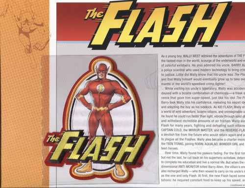 DC Universe Willabee & Ward Comic Patches - Flash Fastest Man Alive