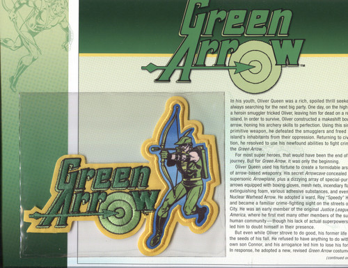 DC Universe Willabee & Ward Comic Patches - Green Arrow