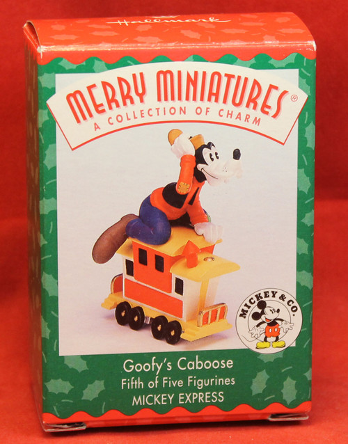 Disney Christmas Figure - Goofy's Caboose