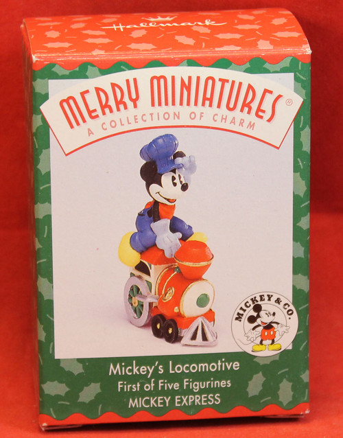 Disney Christmas Figure - Mickey's Locomotive