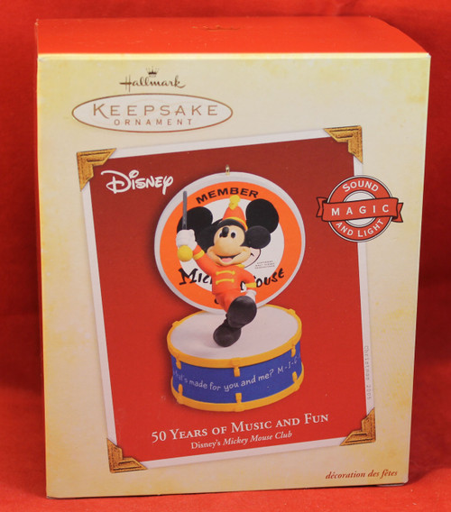 Disney Christmas Ornament - Mickey Mouse Club House 50 Years