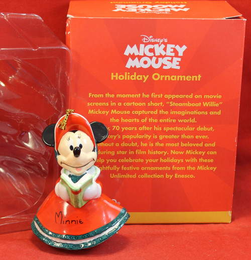 Disney Christmas Ornament - Minnie Caroling