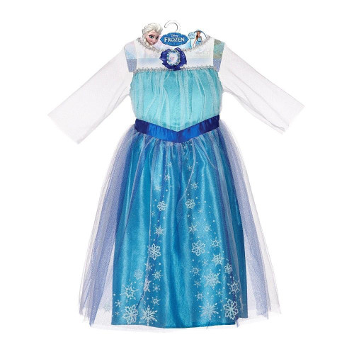 Disney Frozen Princess Elsa Dress Up Costume Pretend Play Size 4-6X- NEW!