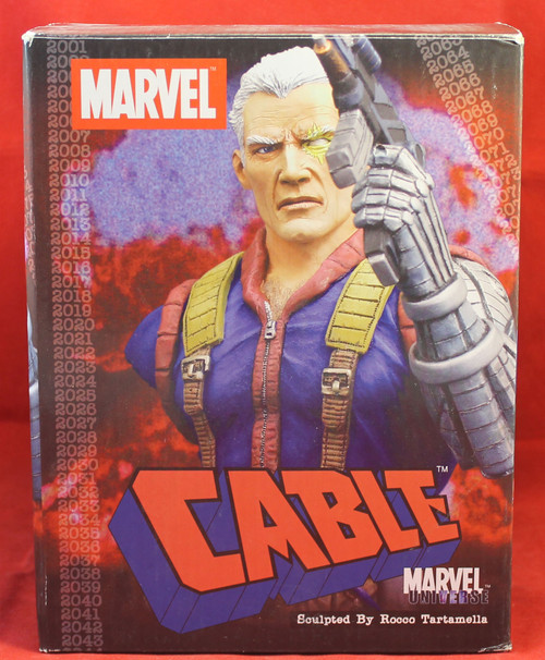 Marvel Bust Statue Cable 7" #473 of 3,000