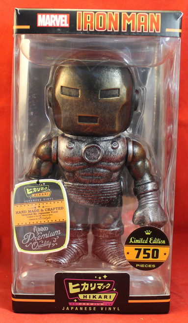 Marvel Hikari Japanese Vinyl Figure - Raw Steel Iron Man Limited to 750