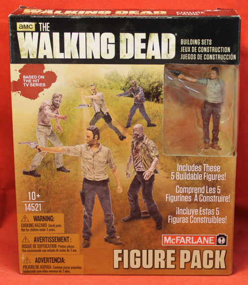 The Walking Dead - Building Set - Figure Pack - Rick Grimes and 4 others