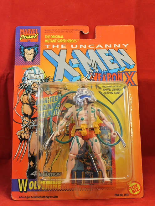 Uncanny X-Men - Action Figure -1992 Toy Biz - Weapon X Wolverine 4th Ed.