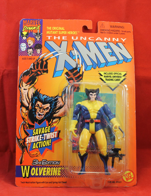 Uncanny X-Men - Action Figure -1992 Toy Biz - Wolverine Savage Strike