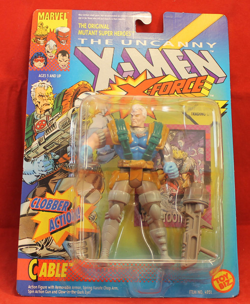 Uncanny X-Men X-Force - Action Figure -1992 Toy Biz - Cable