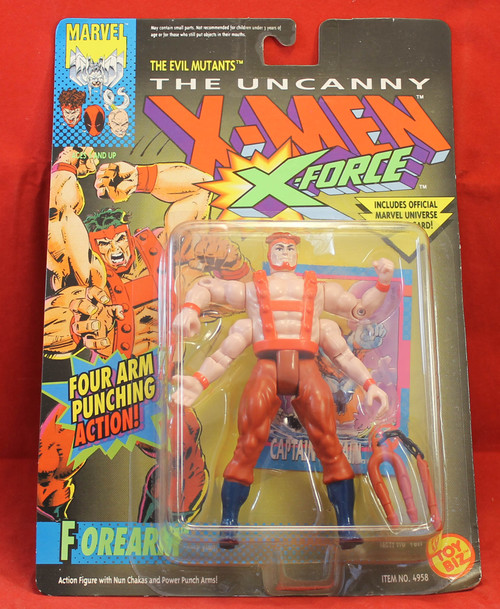 Uncanny X-Men X-Force - Action Figure -1992 Toy Biz - Forearm