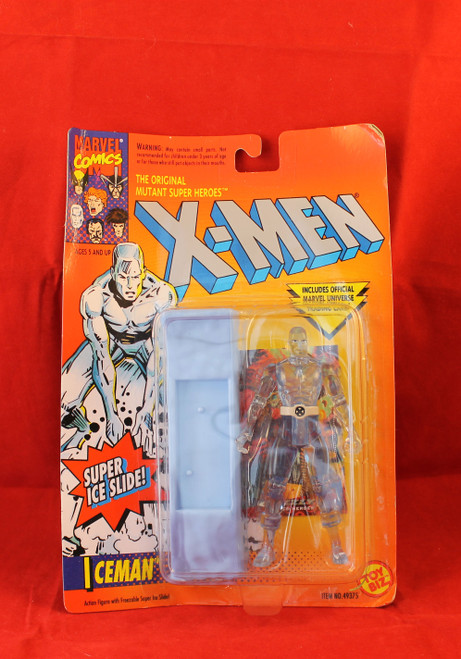 X-Men - Action Figure - 1993 Toy Biz - Iceman Super Ice Slide