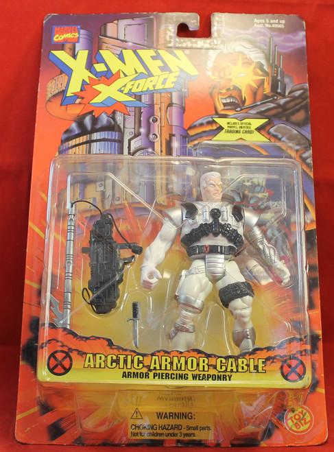 X-Men X-Force - Action Figure - 1994 Toy Biz - Cable Arctic Armor