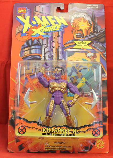 X-Men X-Force - Action Figure - 1996 Toy Biz - Killspree II