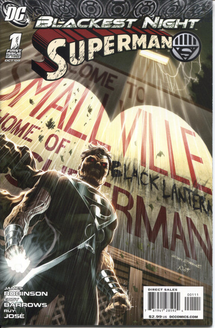 Blackest Night Superman #1 A NM- 9.2 Blackest Night Superman #1 A NM- 9.2