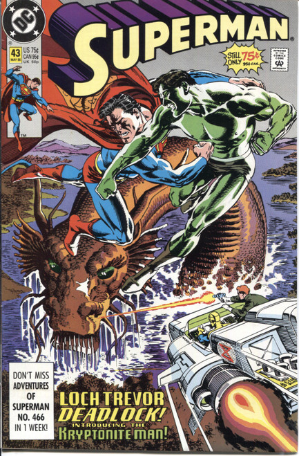Superman (1987 Series) #43 NM- 9.2 Superman (1987 Series) #43 NM- 9.2
