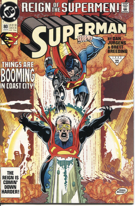 Superman (1987 Series) #80 NM- 9.2 Superman (1987 Series) #80 NM- 9.2