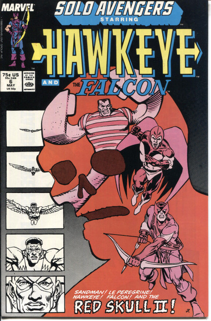 Solo Avengers Hawkeye (1987 Series) #6 NM- 9.2 Solo Avengers Hawkeye (1987 Series) #6 NM- 9.2