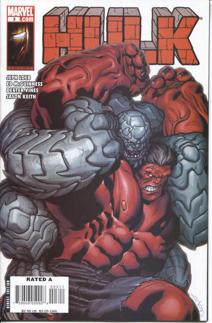 Hulk (2008 Series) #3 A NM- 9.2