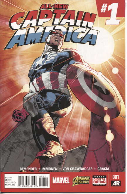 All New Captain America (2015 Series) #1 A NM- 9.2 All New Captain America (2015 Series) #1 A NM- 9.2