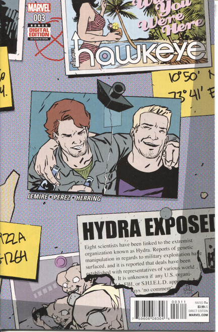 All New Hawkeye (2016 Series) #3 A NM- 9.2 All New Hawkeye (2016 Series) #3 A NM- 9.2