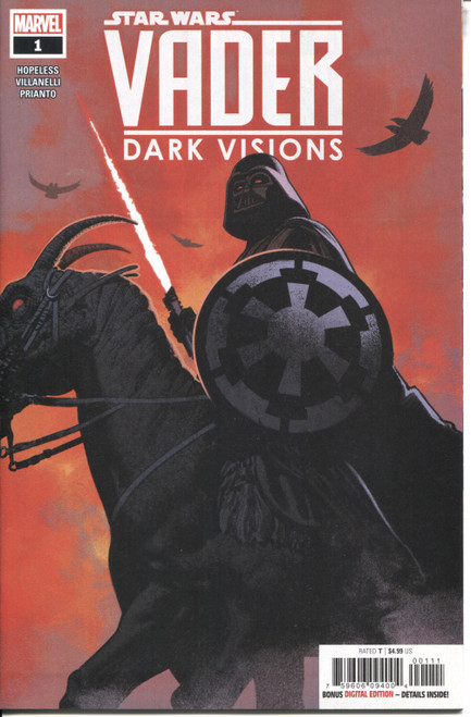 Star Wars Vader Dark Visions (2019 Series) #1 A NM- 9.2 Star Wars Vader Dark Visions (2019 Series) #1 A NM- 9.2