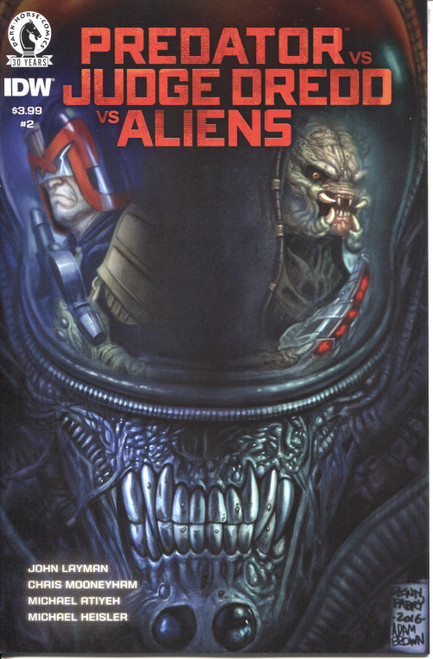 Predator Vs Judge Dredd Vs Aliens #2 A NM- 9.2 Predator Vs Judge Dredd Vs Aliens #2 A NM- 9.2
