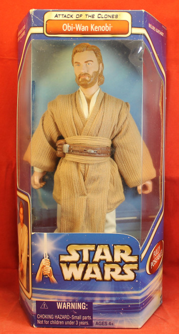 Star Wars Attack of the Clones AOTC 12" inch Obi-Wan Kenobi
