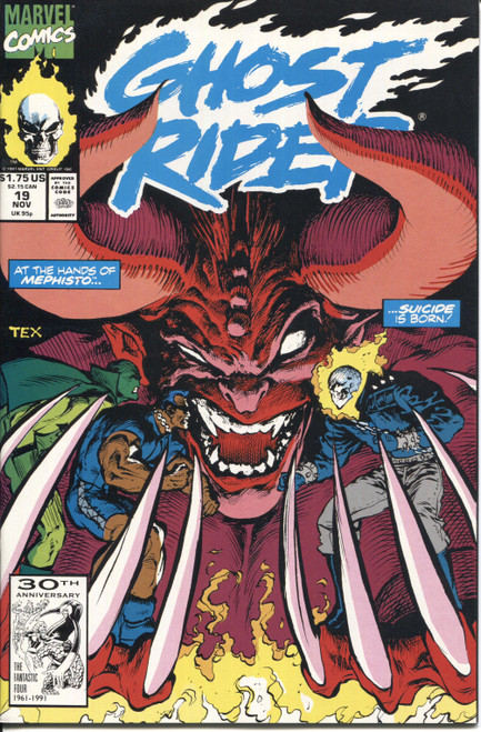 Ghost Rider (1990 Series) #19 NM- 9.2