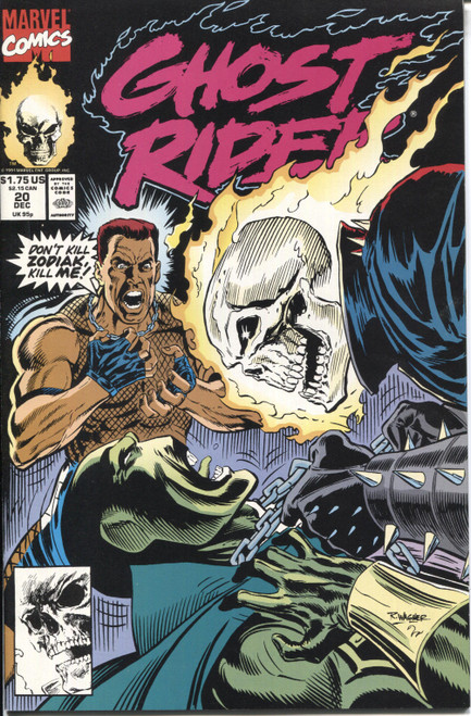Ghost Rider (1990 Series) #20 NM- 9.2 Ghost Rider (1990 Series) #20 NM- 9.2