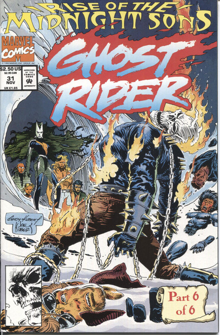 Ghost Rider (1990 Series) #31 A NM- 9.2 Ghost Rider (1990 Series) #31 A NM- 9.2