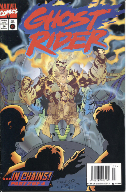 Ghost Rider (1990 Series) #63 Newsstand NM- 9.2 Ghost Rider (1990 Series) #63 Newsstand NM- 9.2