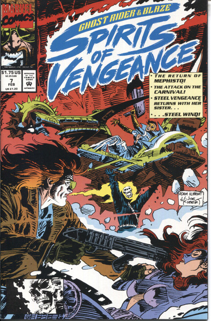 Ghost Rider & Blaze (1992 Series) #7 NM- 9.2 Ghost Rider & Blaze (1992 Series) #7 NM- 9.2