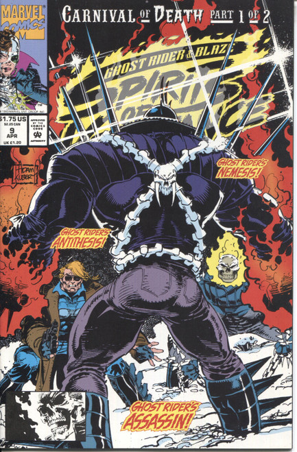 Ghost Rider & Blaze (1992 Series) #9 NM- 9.2