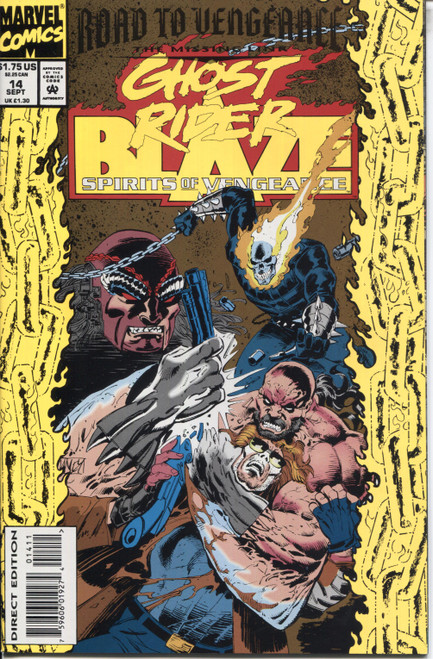 Ghost Rider & Blaze (1992 Series) #14 NM- 9.2 Ghost Rider & Blaze (1992 Series) #14 NM- 9.2