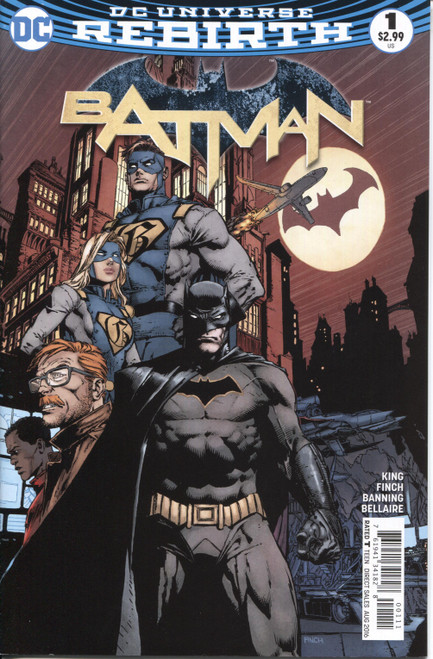 Batman (2016 Series) #1 A Rebirth NM- 9.2 Batman (2016 Series) #1 A Rebirth NM- 9.2